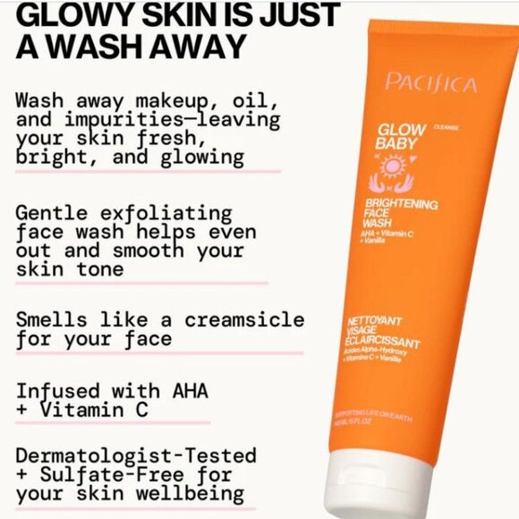 Glow Baby Brightening Face Wash 1.4 Oz - Picture 2 of 3